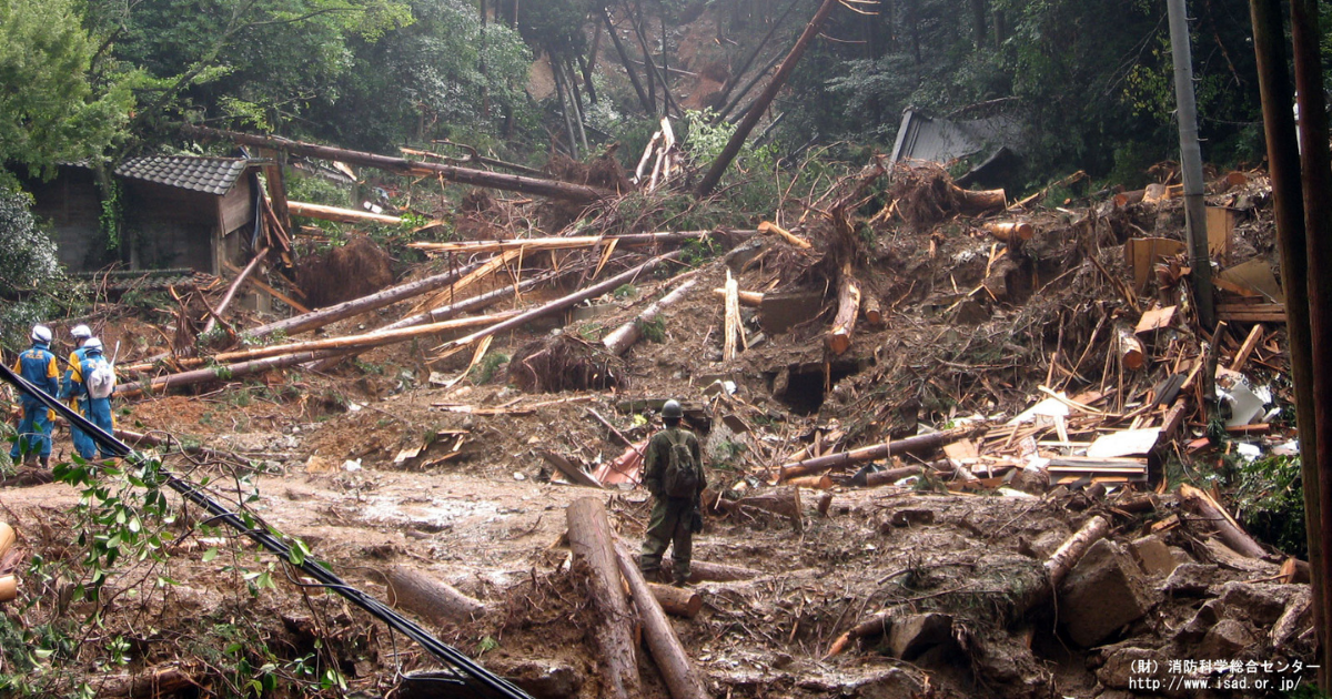 土砂災害リスクのイメージ